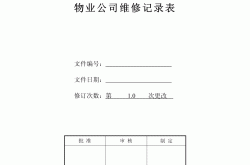 物业维修单怎么(物业维修单怎么做资料)