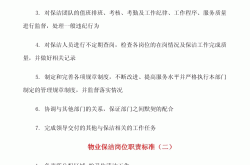 物业保洁清洁标准是什么(物业保洁清洁标准是什么意思)